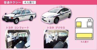お客さまは4名ご乗車できます。
